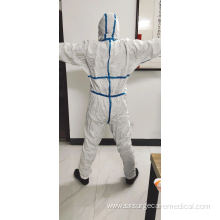 Breathable PE film coverall